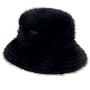 Kangol Black Furgora Genuine Angora Bucket Hat